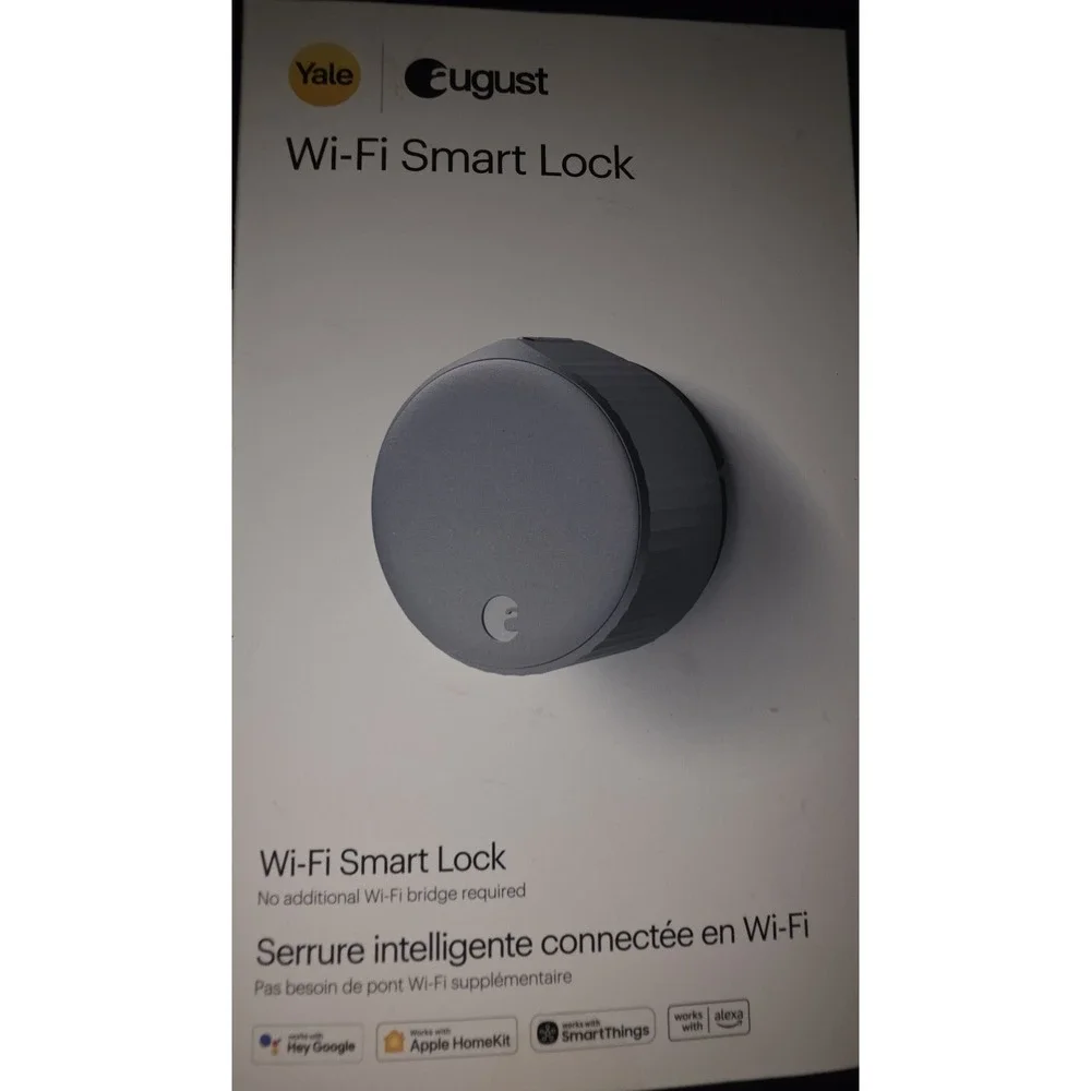 Yale August Wi-Fi Smart Lock 4th Gen Keyless Entry Deadbolt Smart Keypad Bundle